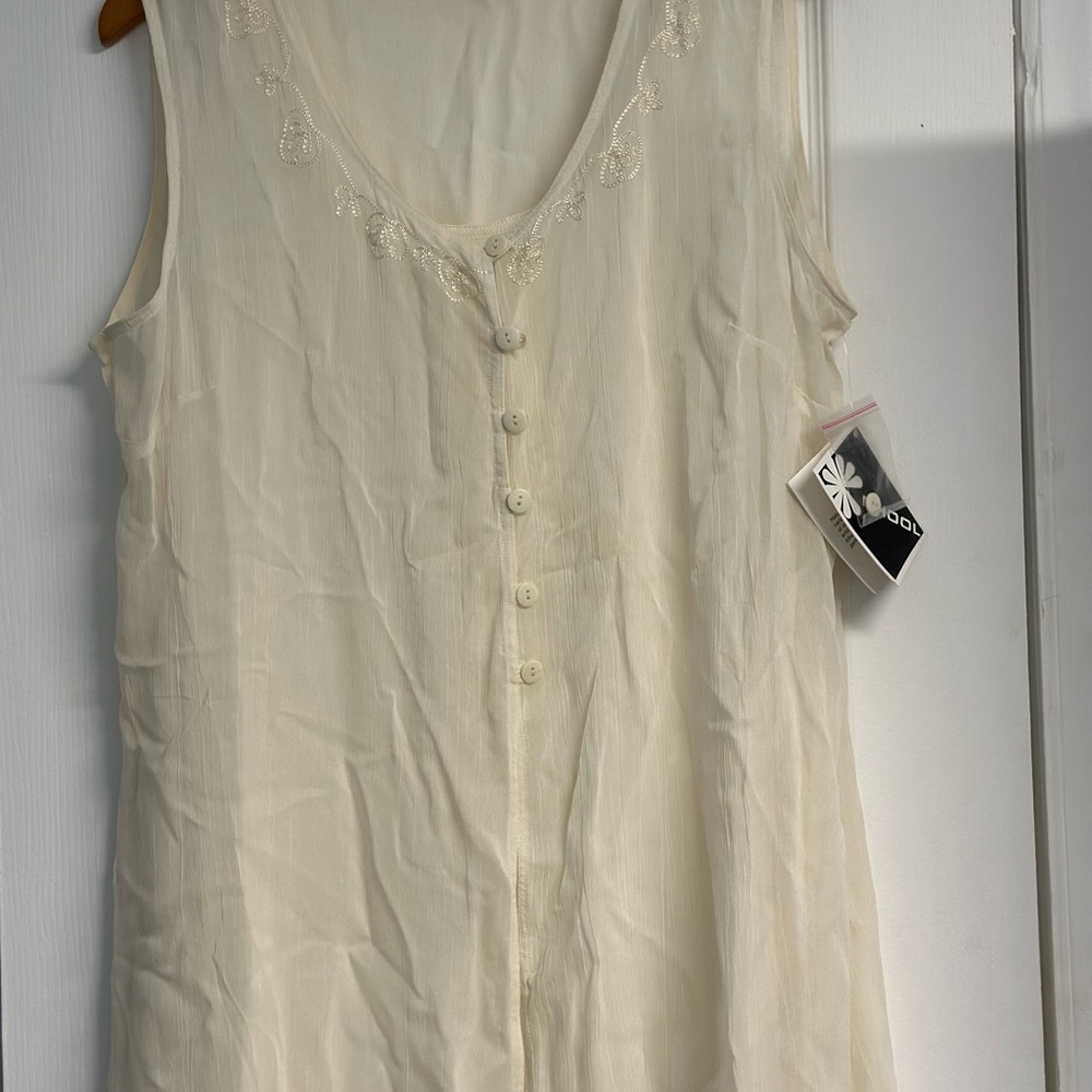Vintage Ivory Maxi Dress